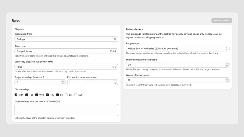 Caravel Delivery Promise — Regels