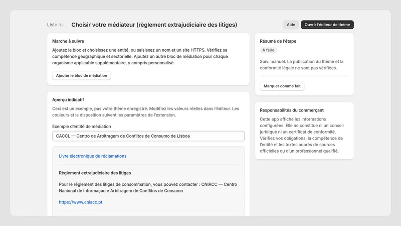 Caravel Legal PT — Aperçu du règlement des litiges