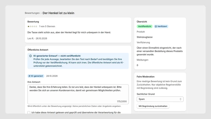 Caravel Reviews — Bewertungsdetails und Antwort