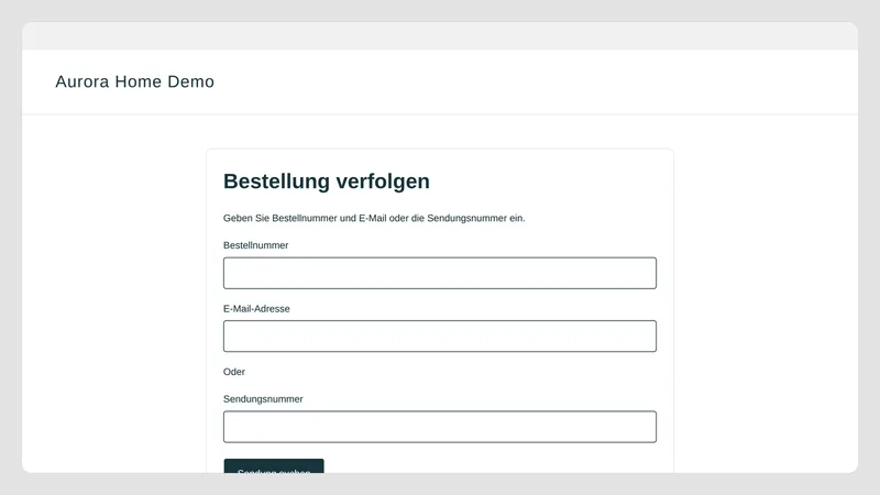Caravel Track — Sendungsverfolgungsseite in Ihrem Shop